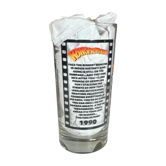 Universal Studios Retro Kongfrontation Collectible Glass - Picture 5 of 5